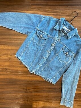 Vintage Denim Jacket bill blass 100% Cotton